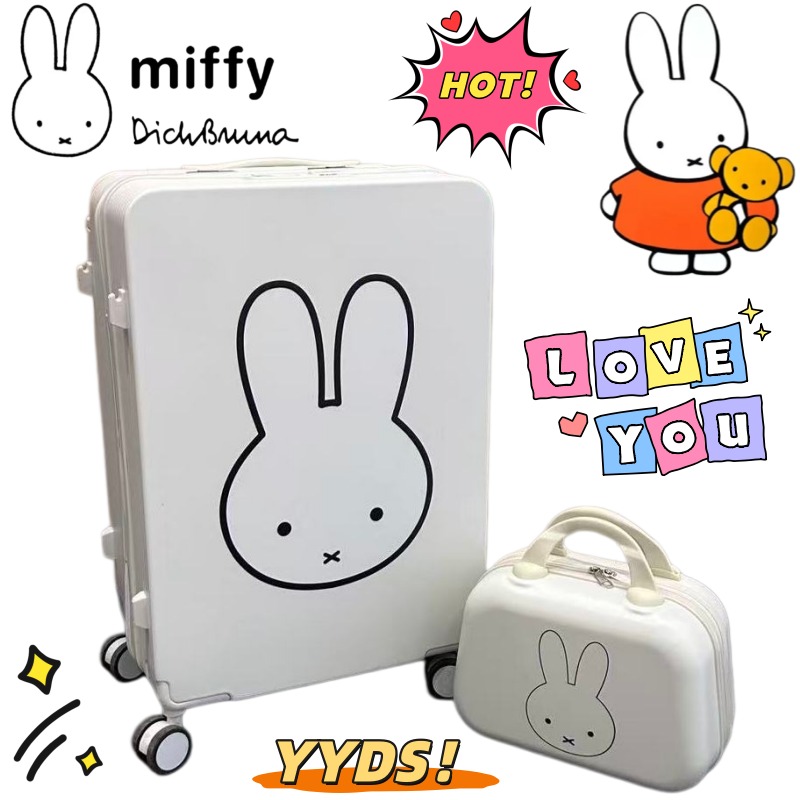 Luggage Cover Protector - New Miffy Creative High-value Trolley Case