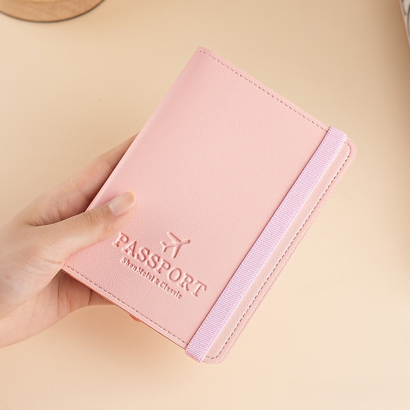 Travel Accessories Wallet - PU Leather Passport Cover, Multi Functional