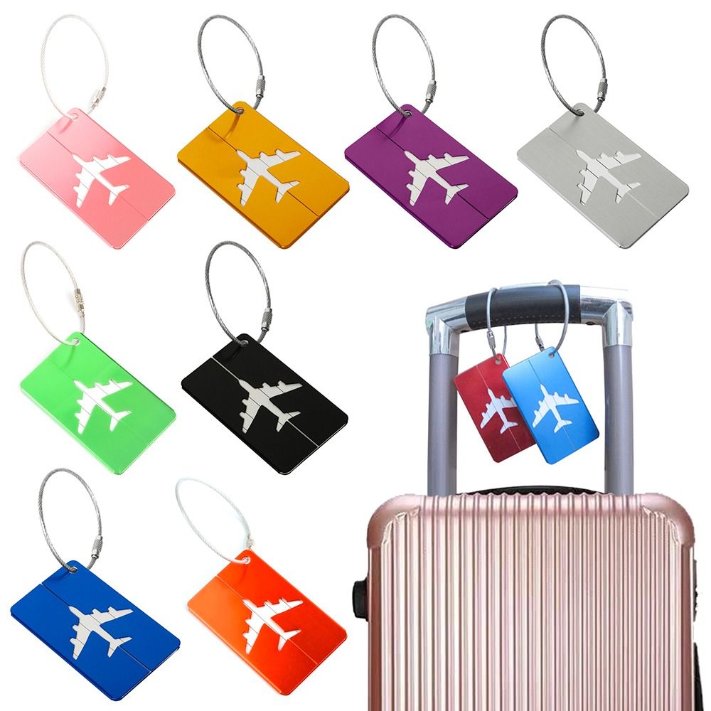 Travel Accessories India - Aluminium Travel Luggage Tags Reusable Suitcase