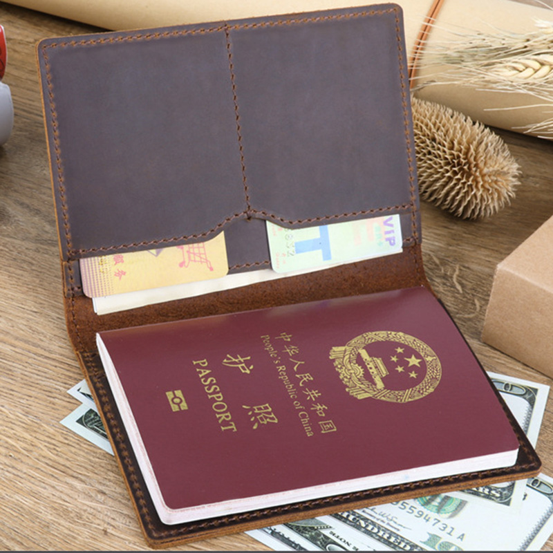 Crazy Horse Leather Passport C - Travel Accessories Wallet review and price