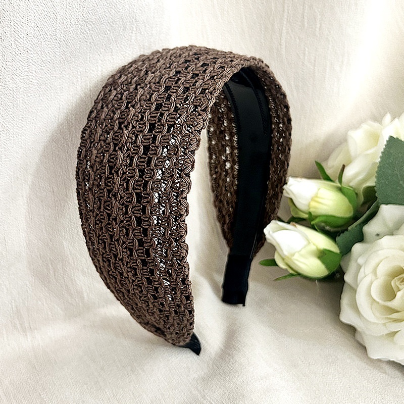 8 Cm Wide-brimmed Headband New - Travel Accessories Aesthetic review and price