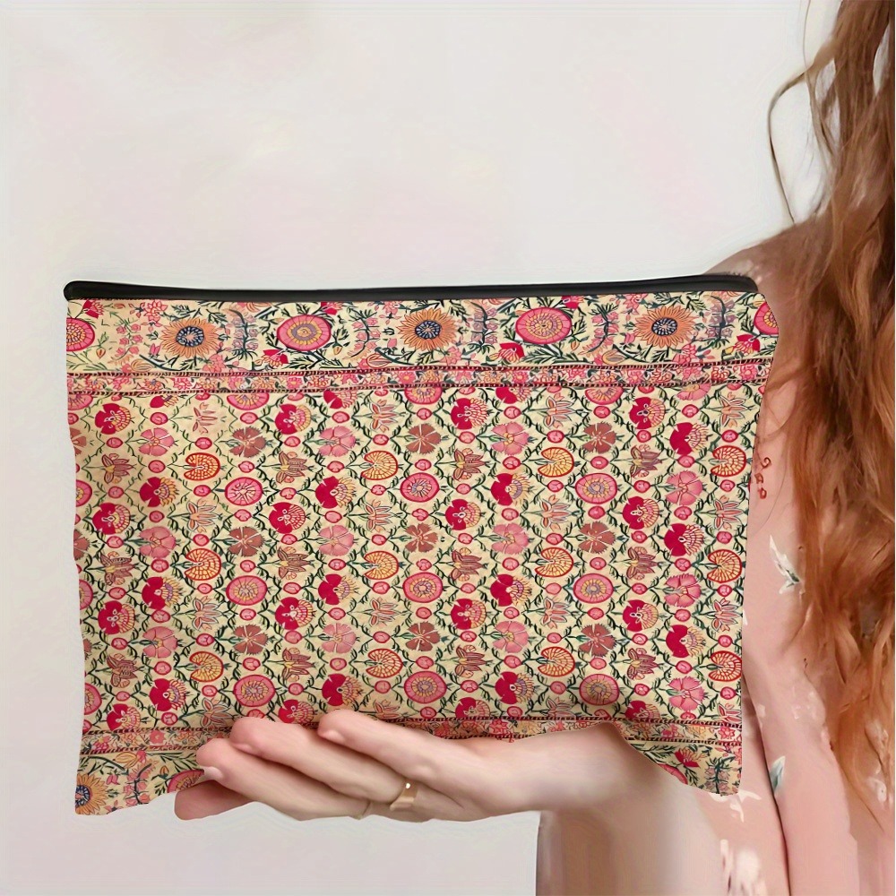 Vintage Bohemian Makeup Bag In - Travel Accessories India review and price