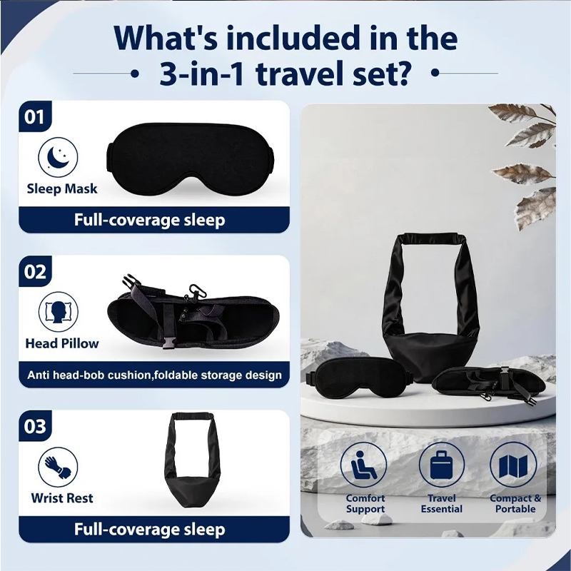 3-in-1 Airplane Sleep Support  - Travel Accessories Long Flight review and price