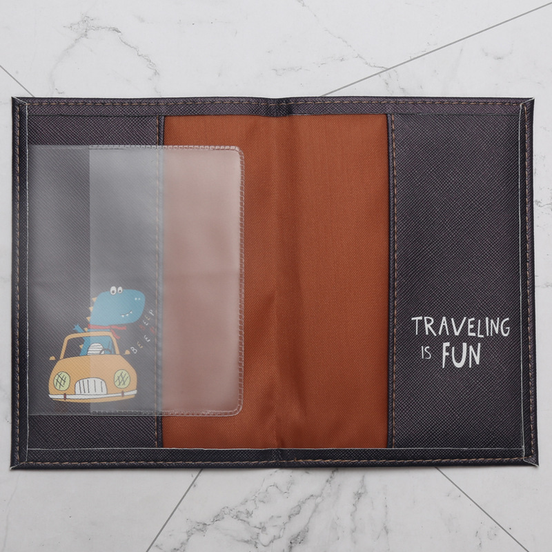 Cartoon Dinosaur Printed Passp - Travel Accessories Wallet review and price