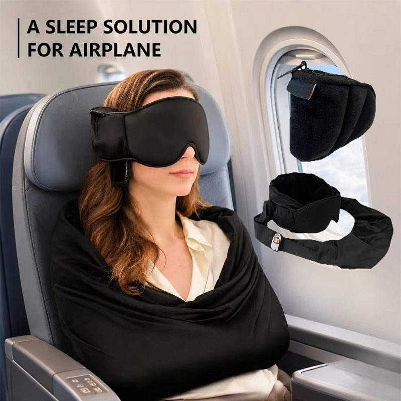 3-in-1 Airplane Sleep Kit Memo - Travel Accessories Long Flight review and price