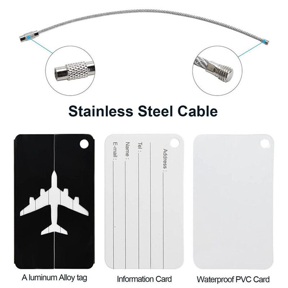 Aluminium Travel Luggage Tags  - Travel Accessories India review and price